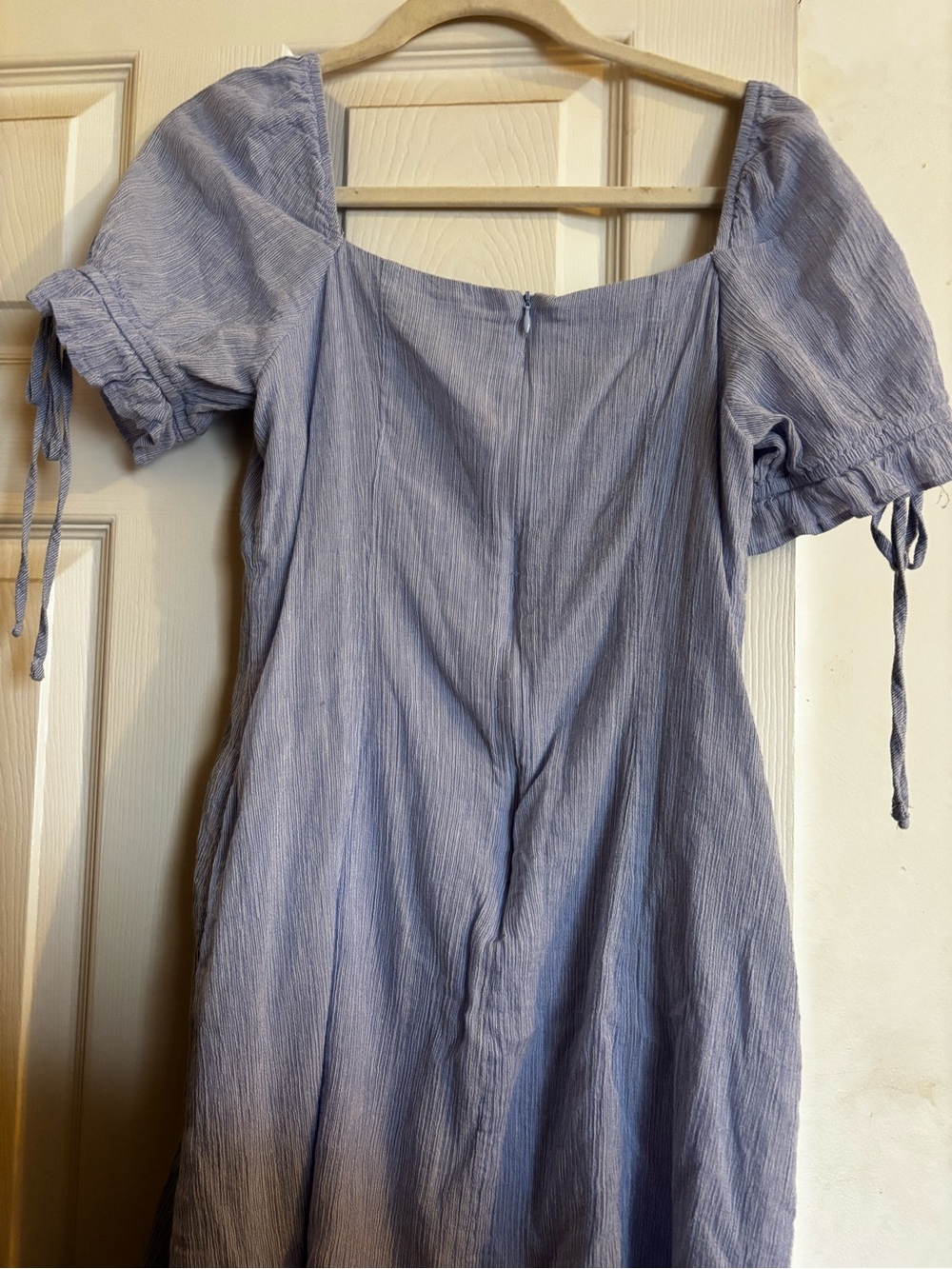 Lulu's Light Blue Square-Neck Puff Sleeve Tunic